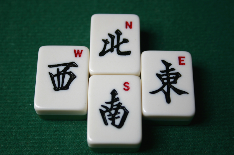Mahjong starts with the Chinese compass.